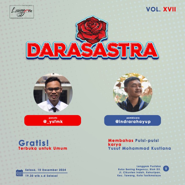 Darasastra: Membahas Puisi-Puisi Karya Yusuf Mohammad Kustiana